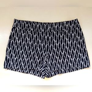 Loft, Size 8, Blue and White pattern.